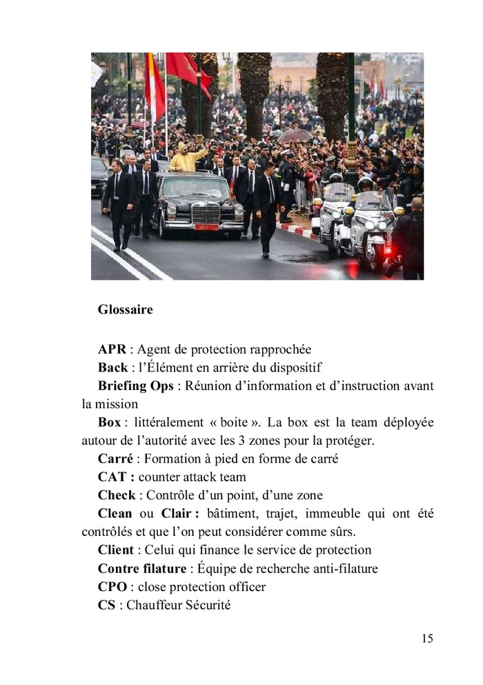 Mémento des gardes du corps