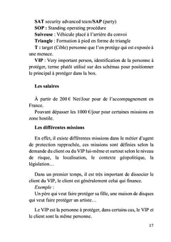 Mémento des gardes du corps