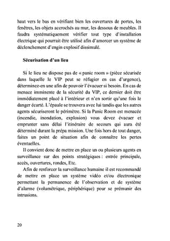 Mémento des gardes du corps