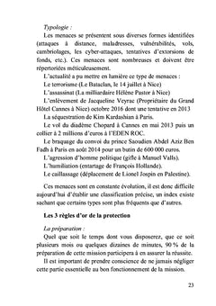 Mémento des gardes du corps