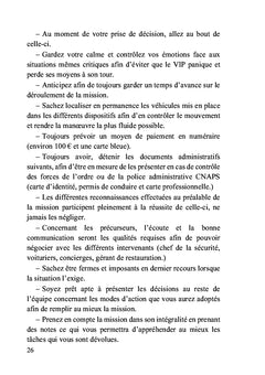 Mémento des gardes du corps