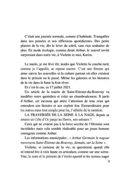 Arthur, la Seine, Violette et moi