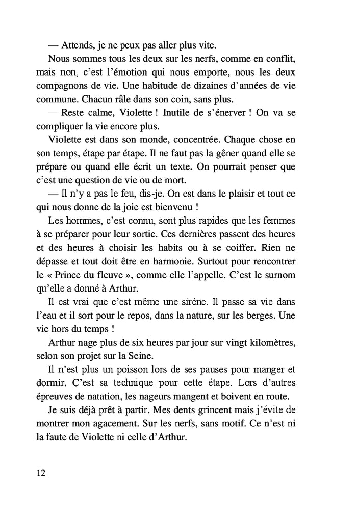 Arthur, la Seine, Violette et moi