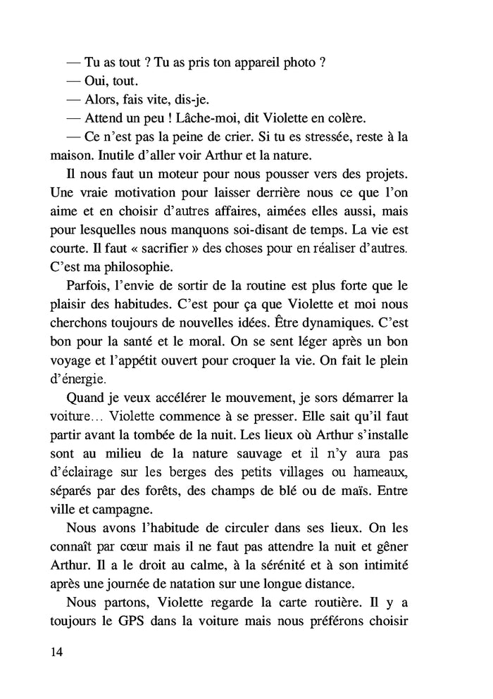 Arthur, la Seine, Violette et moi