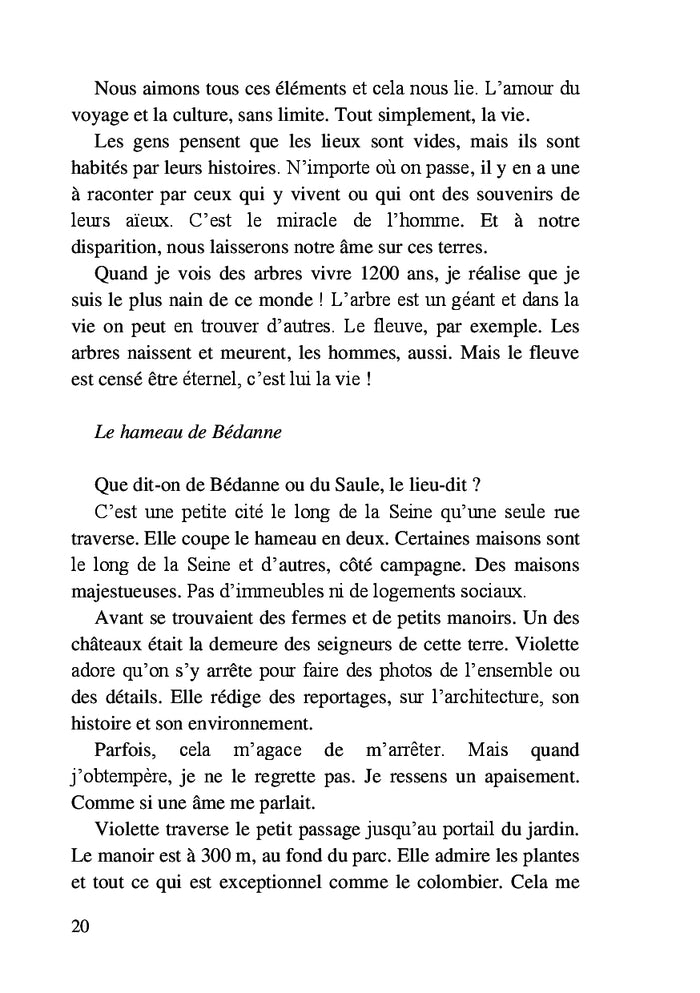 Arthur, la Seine, Violette et moi
