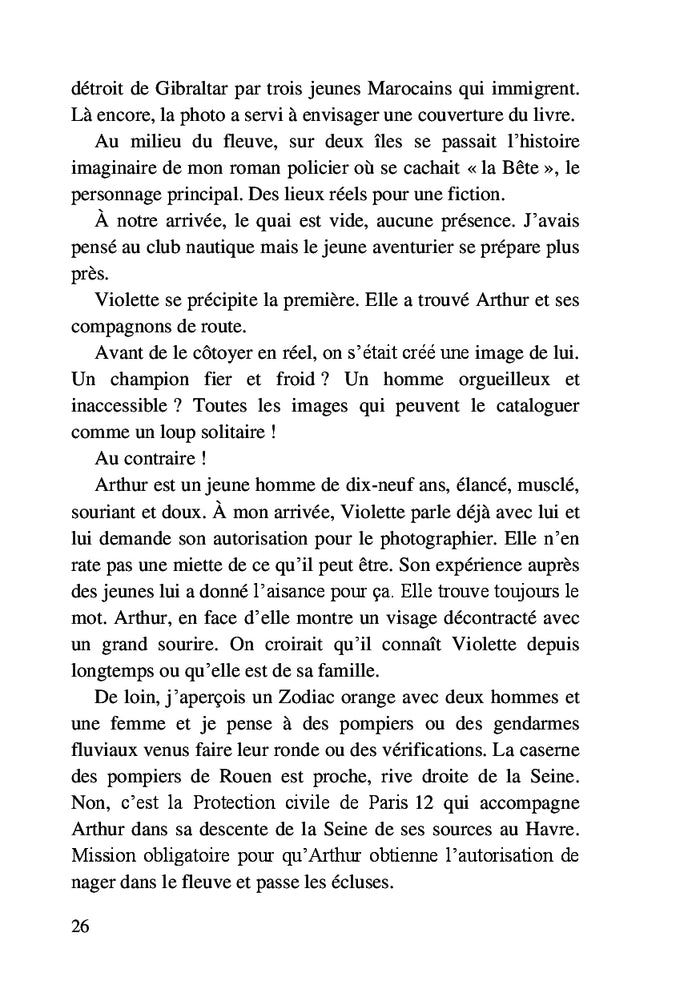 Arthur, la Seine, Violette et moi