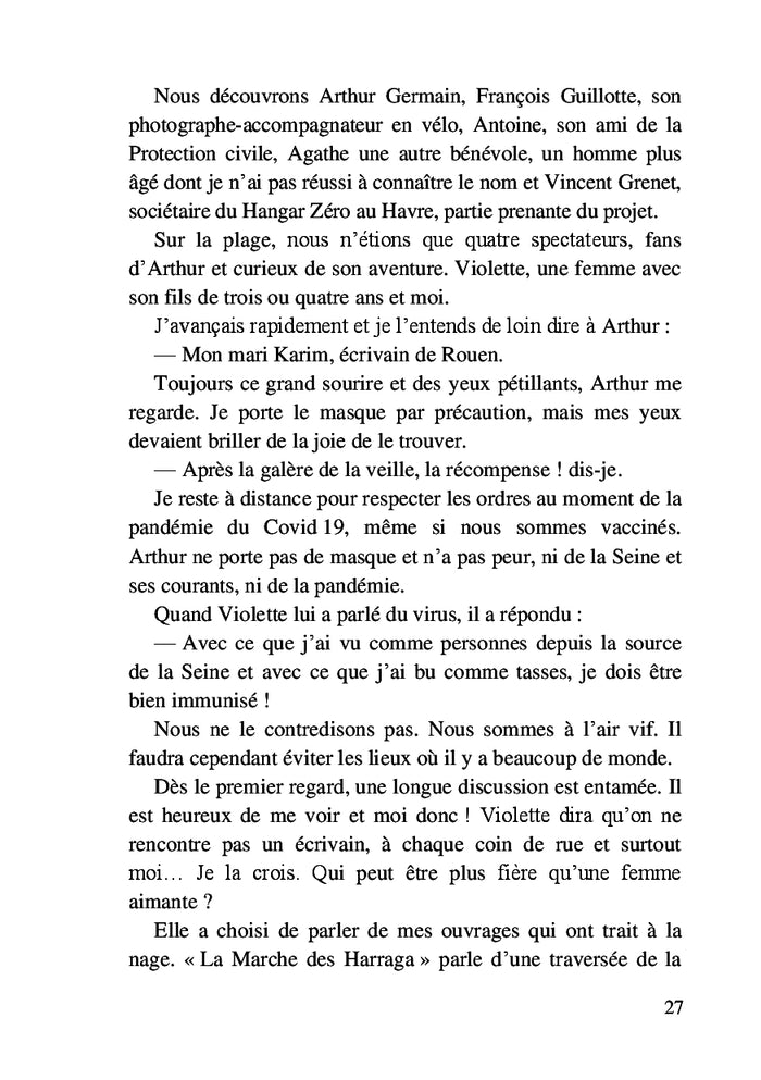 Arthur, la Seine, Violette et moi