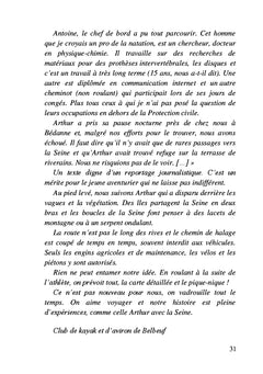 Arthur, la Seine, Violette et moi