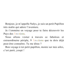 Voyage aux pays des émotions avec Nalys le papillon