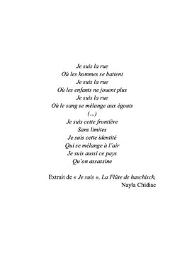 Recueil de témoignages de la jeunesse libanaise