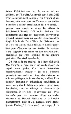 Recueil de témoignages de la jeunesse libanaise