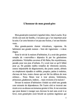 L'honneur de mon grand-père