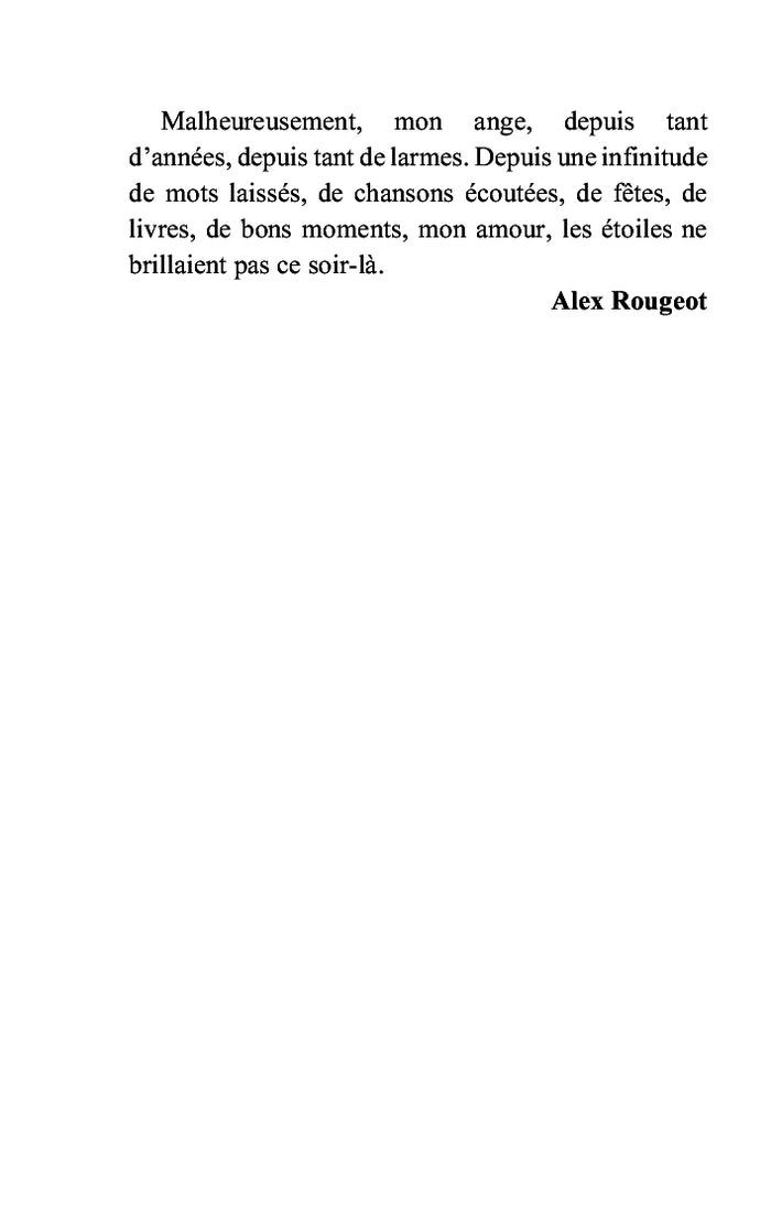 Les étoiles ne brillent pas ce soir