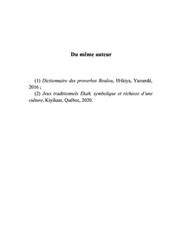 Dictionnaire des proverbes Ekañ