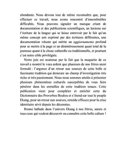 Dictionnaire des proverbes Ekañ