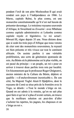 La dérive monarchique et klepto-autocratique en Afrique