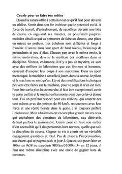 Rien ne sert de courir... et pourtant