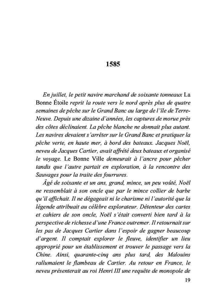 Vers la Nouvelle-France