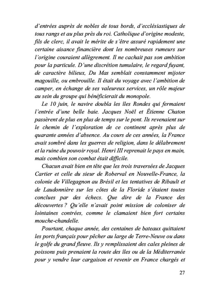 Vers la Nouvelle-France