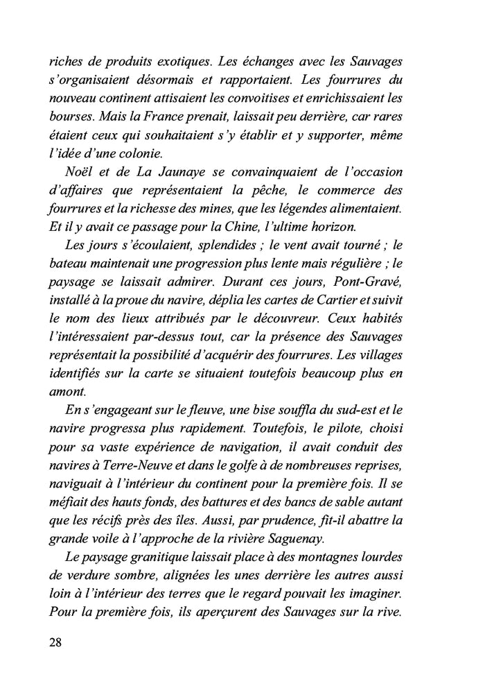 Vers la Nouvelle-France