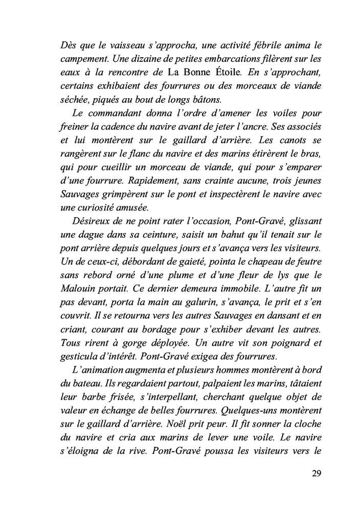 Vers la Nouvelle-France