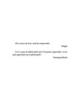 Hubert Feuillade, apprenti philosophe
