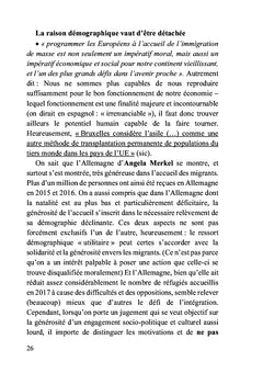 Quelle alternative à l'immigration de masse ?