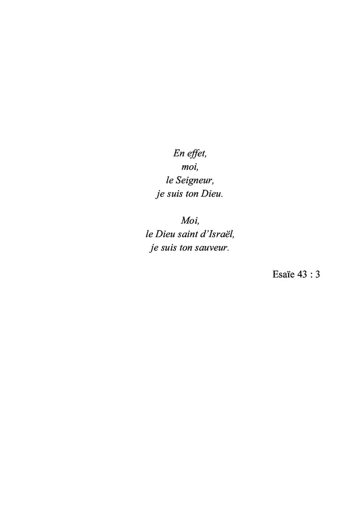 Du désespoir, il m'a sortie