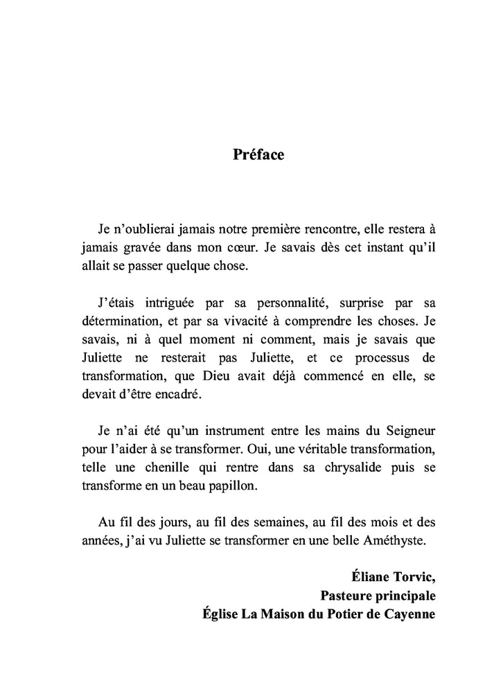 Du désespoir, il m'a sortie