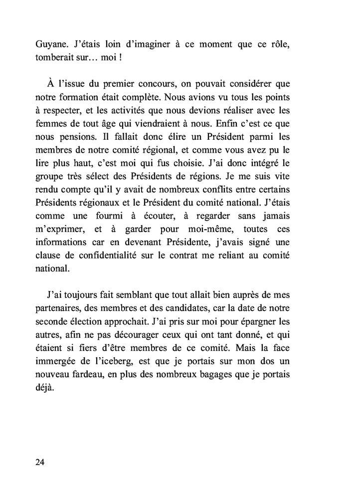 Du désespoir, il m'a sortie