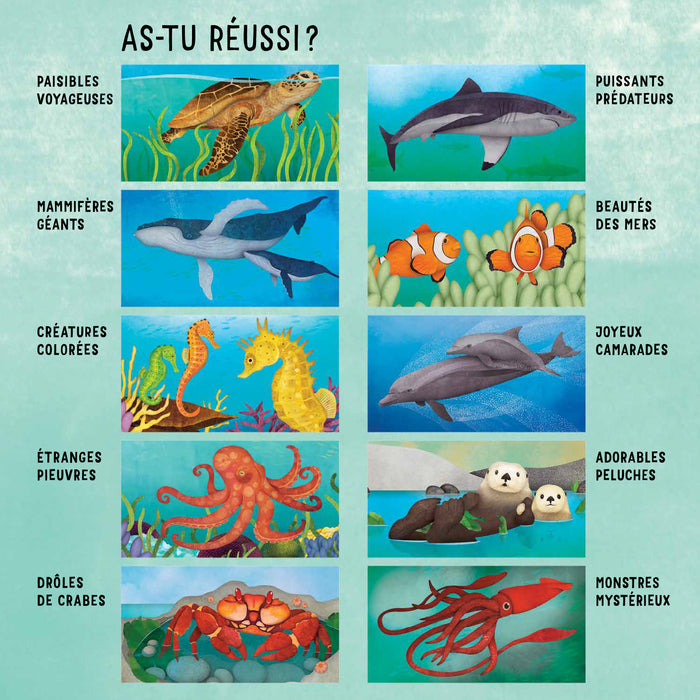 Les Animaux marins - 300 stickers repositionnables