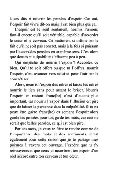 Des mots pour apaiser mes maux
