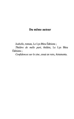 Où il est question d'ange