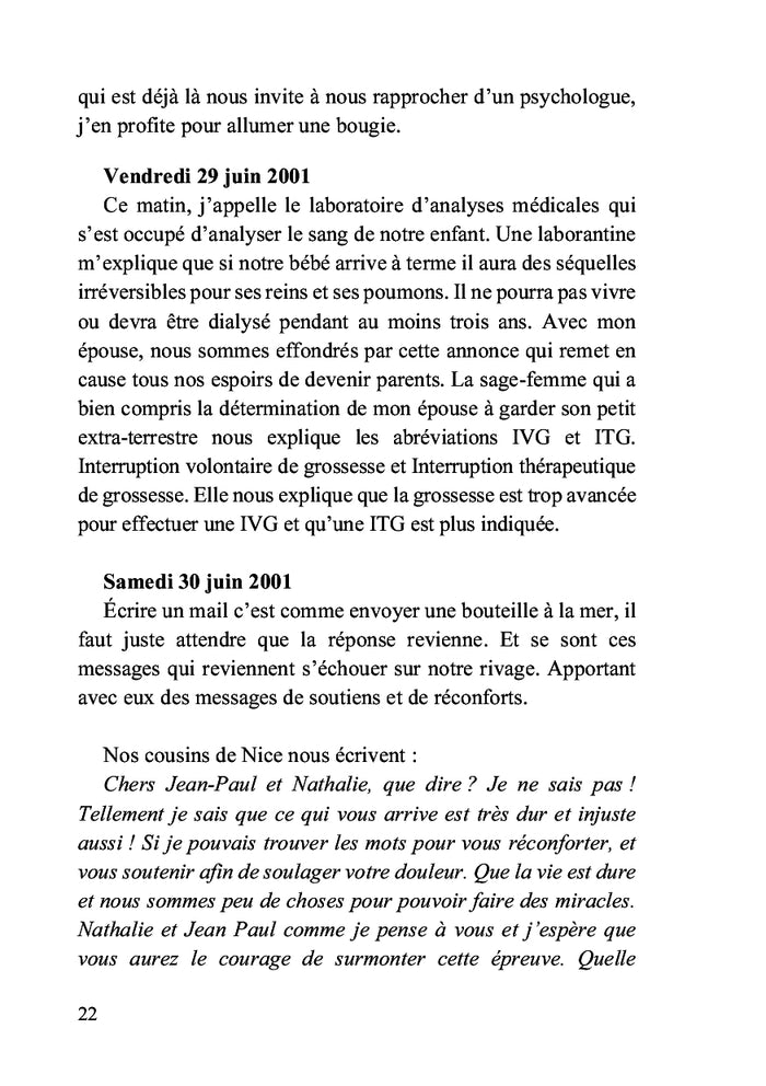 Notre vie sur un fil