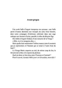 Mille jours en Gévaudan