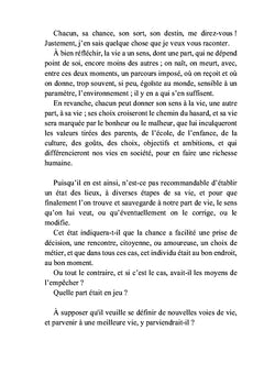 Un sens à la vie, malgré tout
