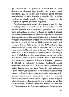 Grandeur et décadence à Versailles