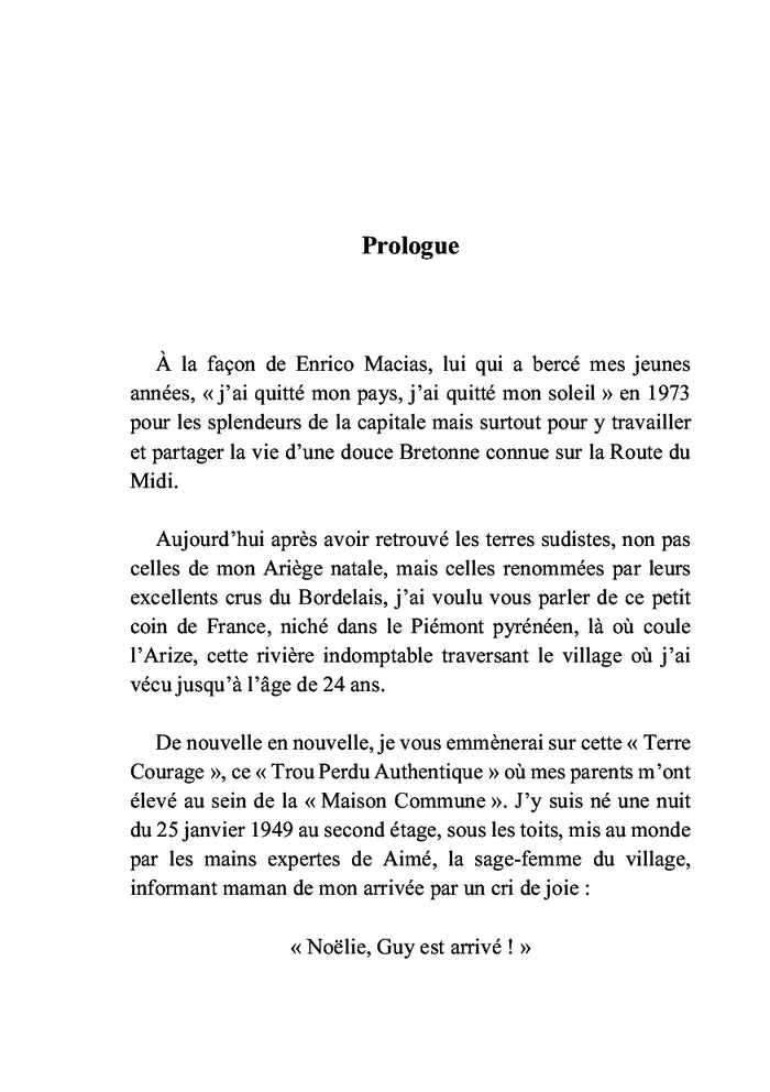 Mon Ariège à coeur ou vers