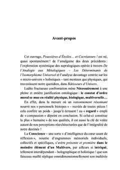Poussières d'étoiles... et cocréateurs