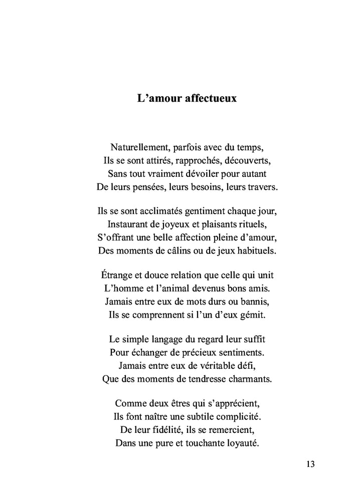 Les déclinaisons de l'amour