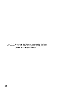 S.O.S des mots un peu tristes !