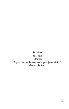 S.O.S des mots un peu tristes !