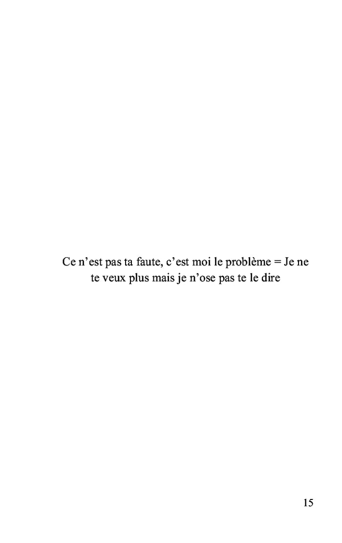 S.O.S des mots un peu tristes !