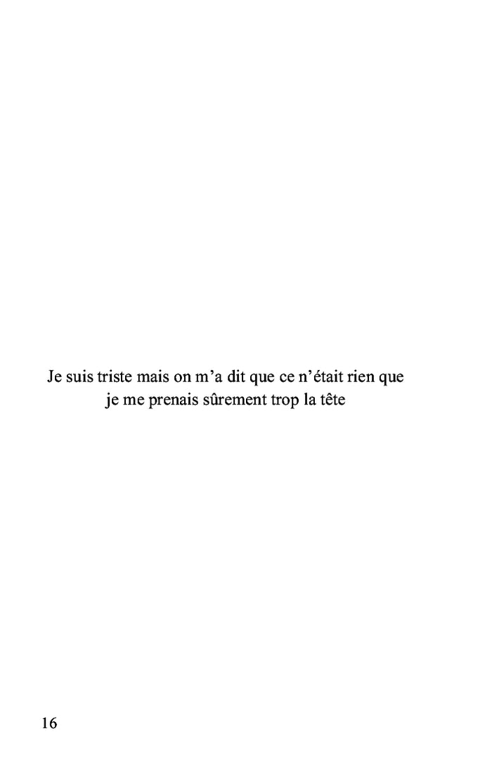 S.O.S des mots un peu tristes !