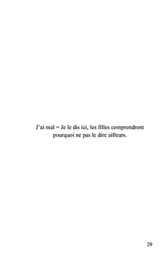 S.O.S des mots un peu tristes !