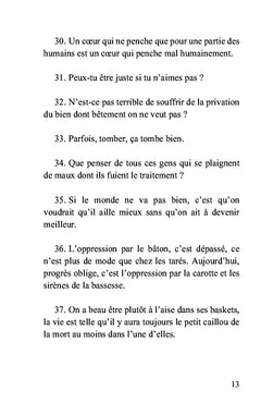 Petites pensées en passant