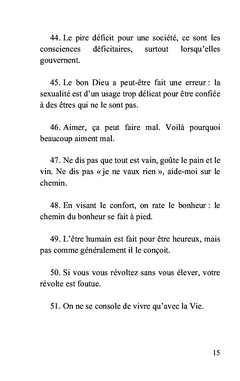 Petites pensées en passant
