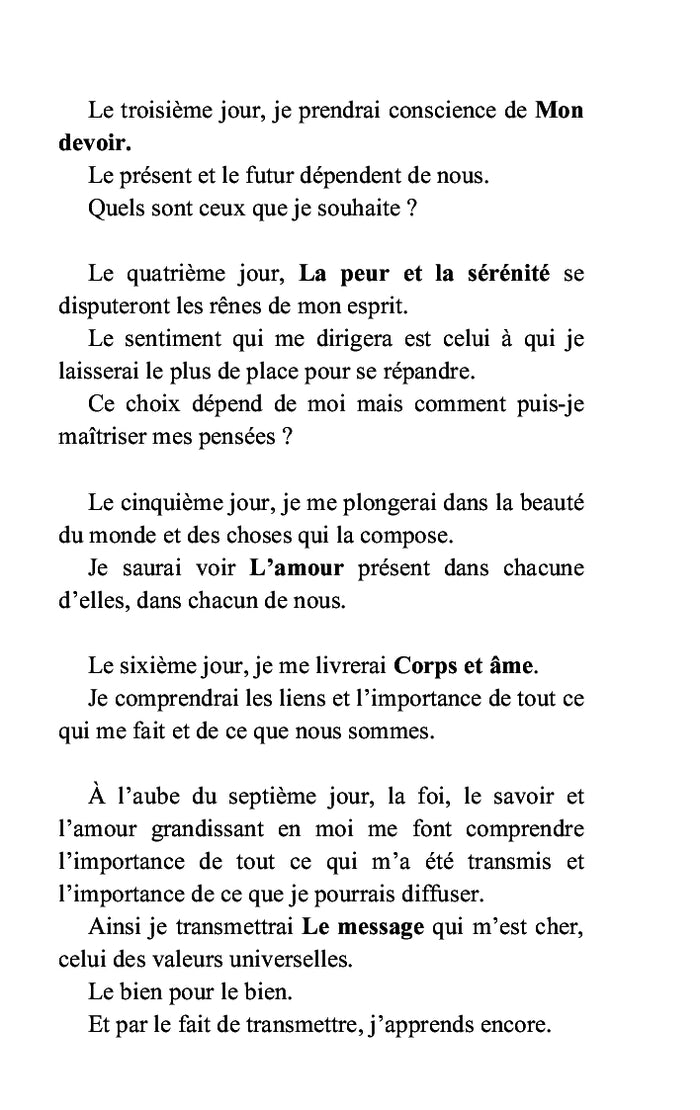 Mon enfant, voilà la vie