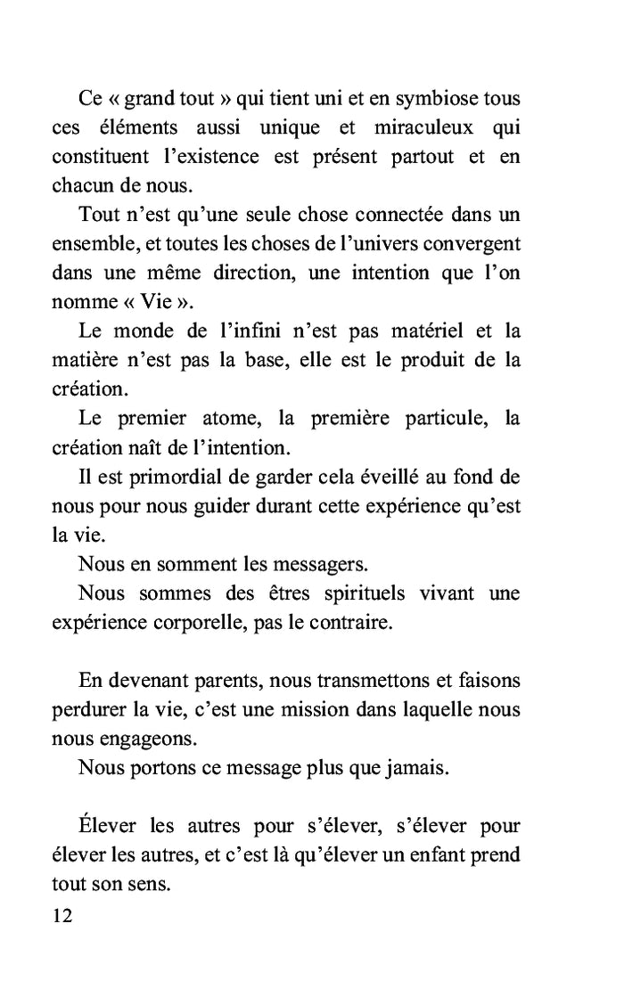 Mon enfant, voilà la vie