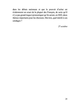 Chronique présidentielle